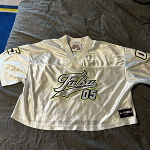Forever 21 FUBU cropped jersey